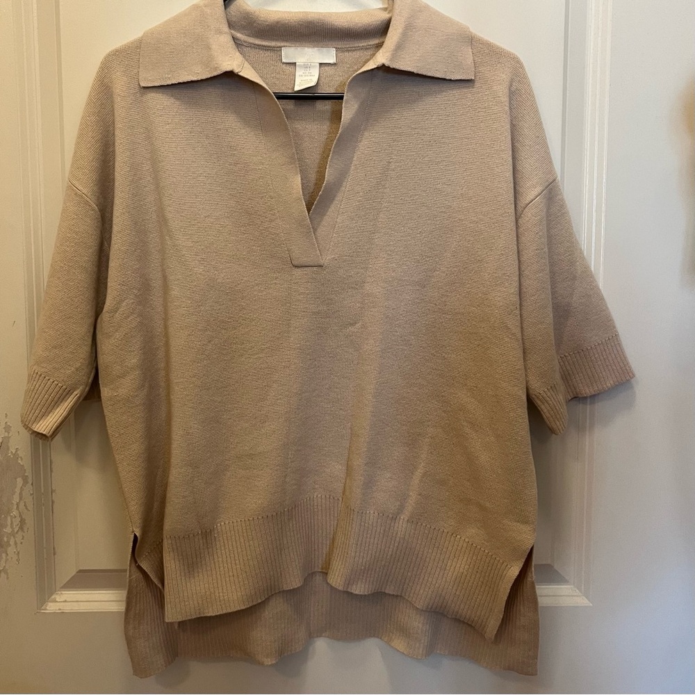 Fine knit top size small